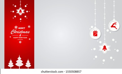 Christmas background vector design template