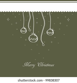 Christmas background. Vector EPS10