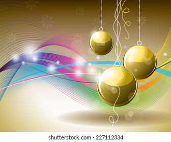 Christmas Background. Vector Eps10 Design.