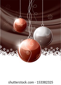 Christmas Background. Vector Eps10 Illustration.
