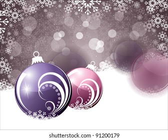 Christmas Background. Vector Eps10 Illustration.