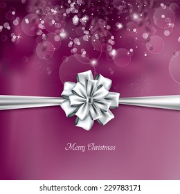 Christmas Background. Vector Greeting Card.