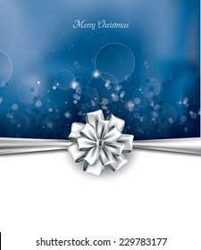 Christmas Background. Vector Greeting Card.