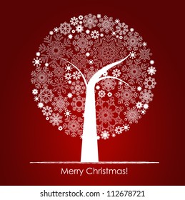Christmas background, vector illustration.