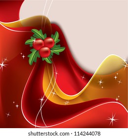 Christmas Background. Vector Illustration.