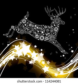 Christmas Background. Vector Illustration.