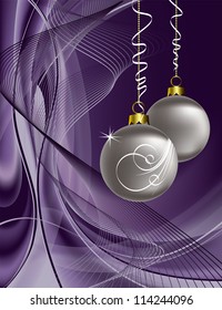 Christmas Background. Vector Illustration.