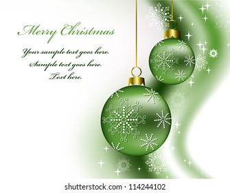 Christmas Background. Vector Illustration.
