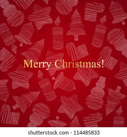 Christmas background. Vector illustration.