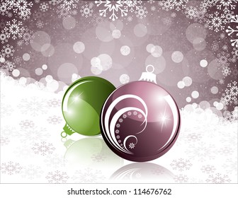 Christmas Background. Vector illustration.