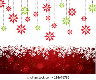 Christmas Background. Vector illustration.