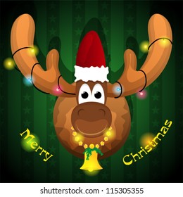 Christmas background - vector illustration