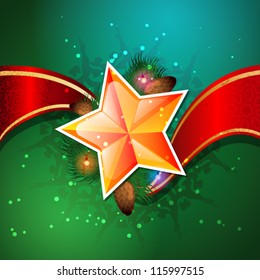 Christmas background - vector illustration