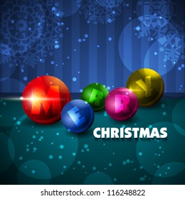 Christmas background - vector illustration