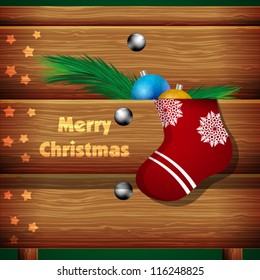 Christmas background - vector illustration