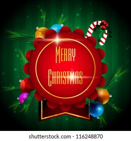 Christmas background - vector illustration