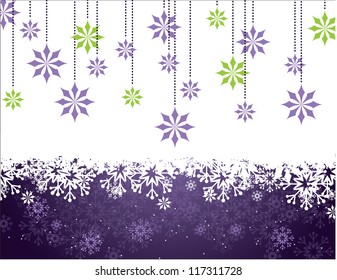 Christmas Background. Vector Illustration.