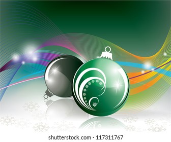Christmas Background. Vector Illustration.