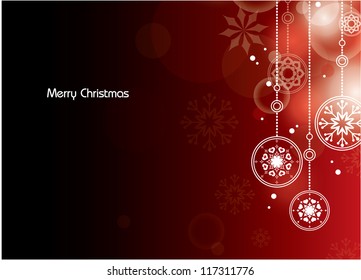 Christmas Background. Vector Illustration.