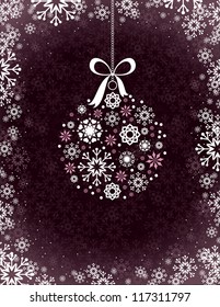 Christmas Background. Vector Illustration.