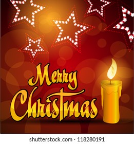 Christmas background - vector illustration