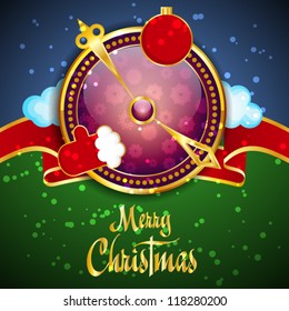 Christmas background - vector illustration