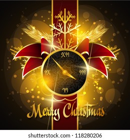 Christmas background - vector illustration