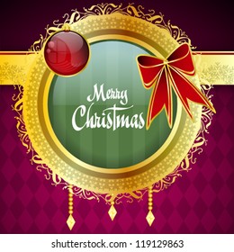 Christmas background - vector illustration