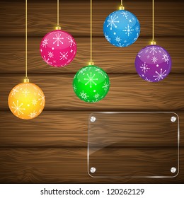 Christmas background. Vector illustration.