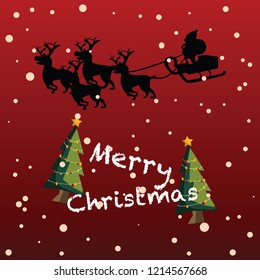Christmas background vector illustration 
