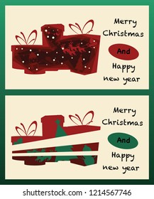 Christmas background vector illustration 