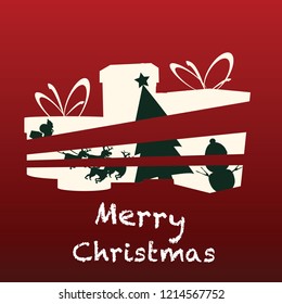 Christmas background vector illustration 