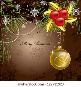 Christmas Background. Vector Illustration.