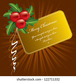 Christmas Background. Vector Illustration.