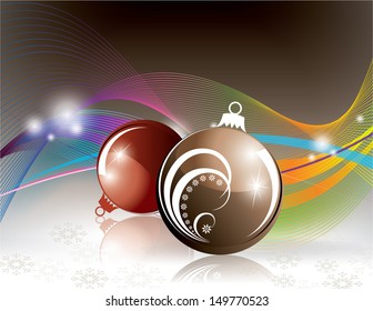 Christmas Background. Vector Illustration.
