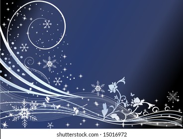 Christmas background - vector illustration