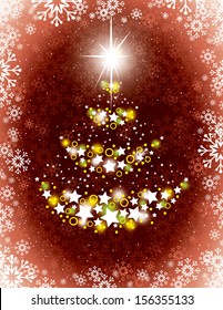 Christmas Background. Vector Illustration.