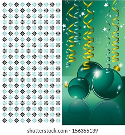 Christmas Background. Vector Illustration.