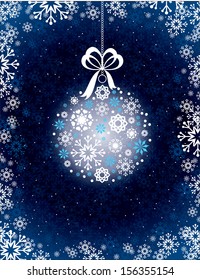 Christmas Background. Vector Illustration.