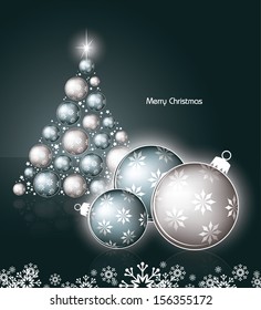 Christmas Background. Vector Illustration.