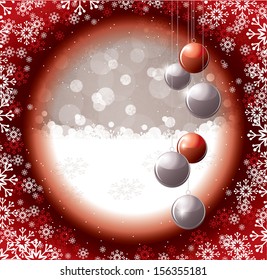 Christmas Background. Vector Illustration.