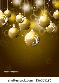Christmas Background. Vector Illustration.