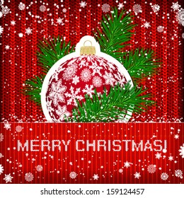 Christmas background. Vector illustration.