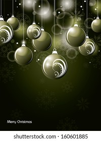 Christmas Background. Vector Illustration.