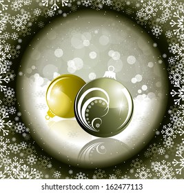 Christmas Background. Vector Illustration.