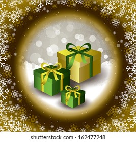 Christmas Background. Vector Illustration.