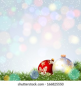 Christmas background. Vector Illustration.