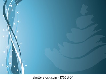 christmas background, vector illustration