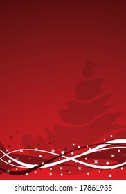 christmas background, vector illustration