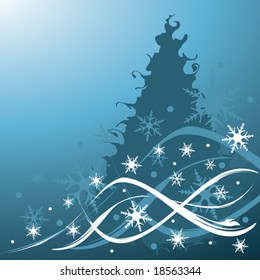 christmas background, vector illustration